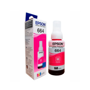 Botella de tinta Magenta T664 Para Epson L110, L120, L121, L1300, L1455, L200, L210, L220, L300,