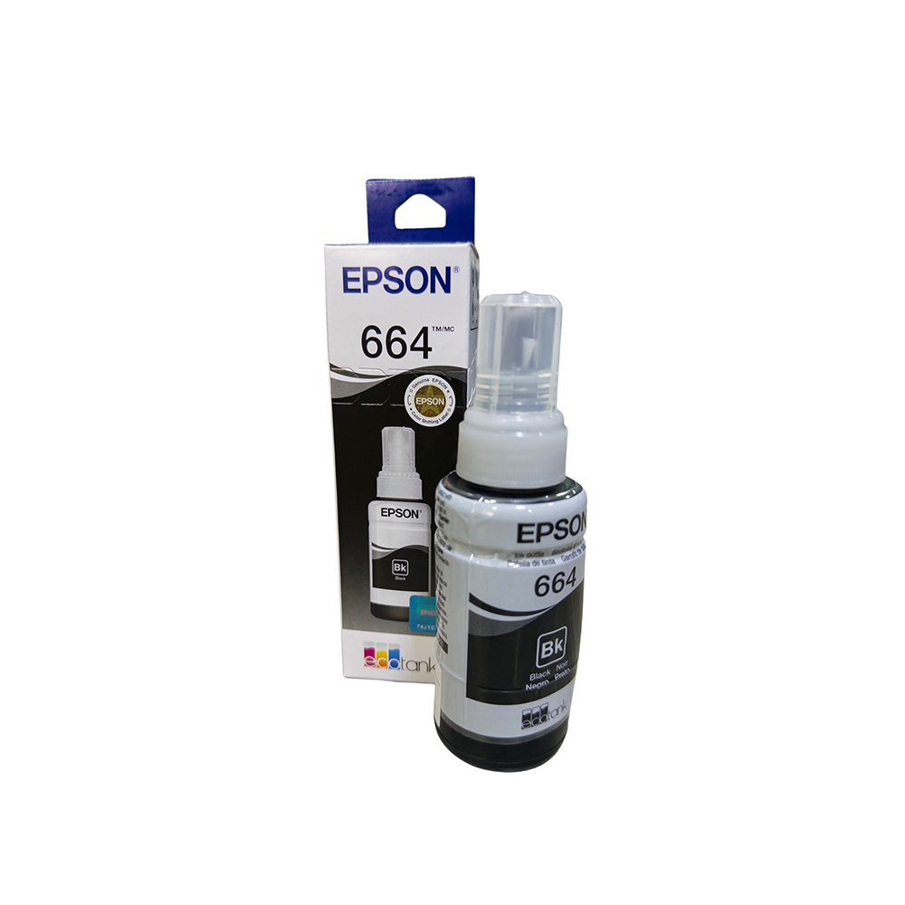 Botella de tinta negra 664 Para Epson L110, L120, L121, L1300, L1455, L200, L210, L220, L300,
