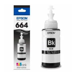 Botella de tinta negra  T664120