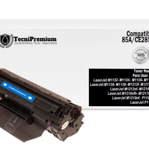 Toner Generico Hp CE285a Impre Laser  HP LaserJet M1130, M1132, M1134, M1136, M1137, M1138, M1139, M1210, M1212