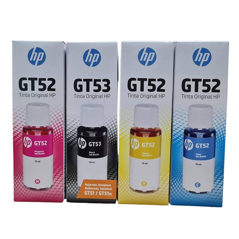 4 Tintas Originales Para DeskJet GT5810, GT5820. HP Ink Tank 115, 318, 319, 410, 415, 416, 418, 419. HP Smart Tank 450, 455, 457, 615.