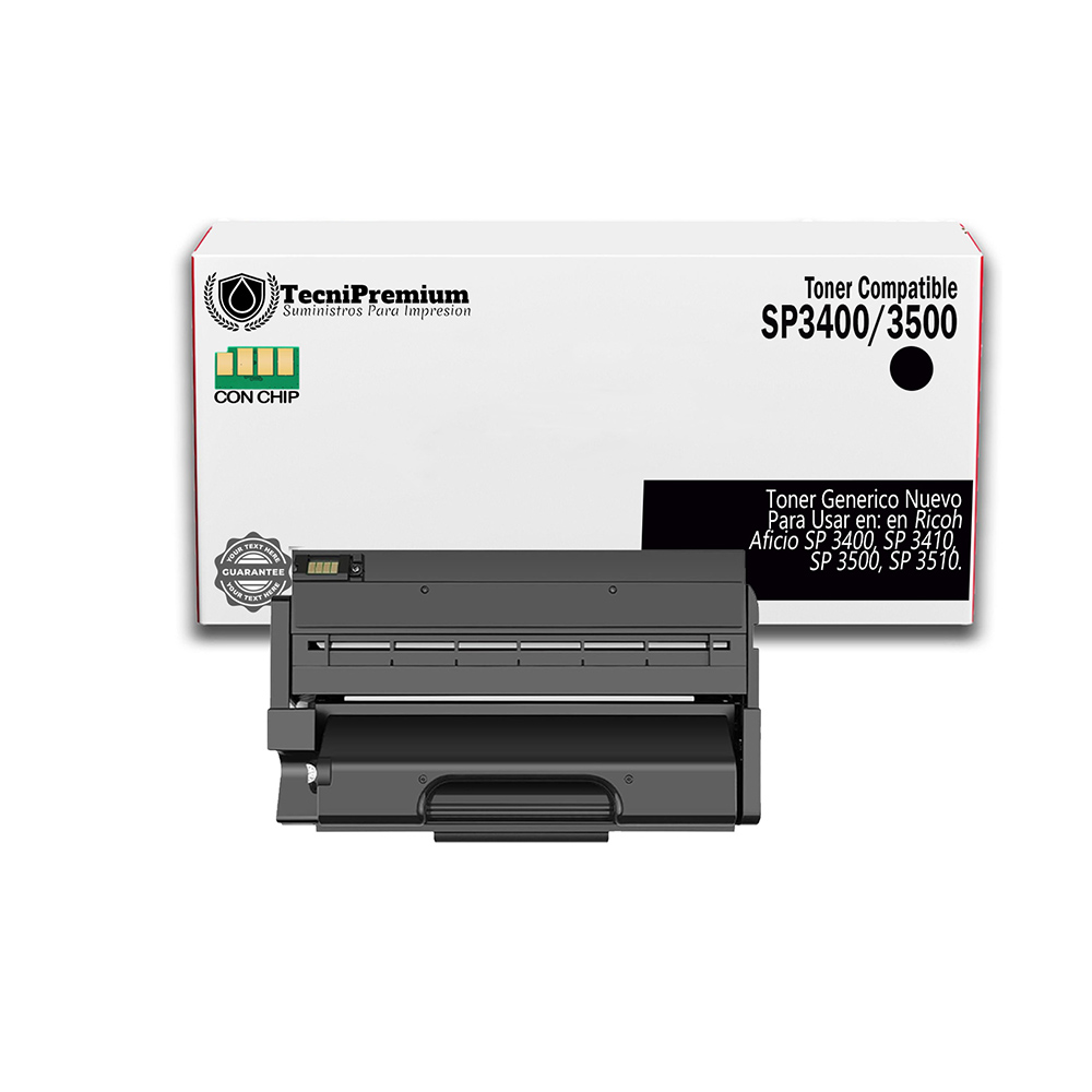 Toner Compatible Para Ricoh Aficio SP 3400, SP 3400N, SP 3400DN, SP 3400SF, SP 3410