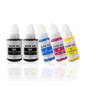 Tintas 2negras Y 1xcolor Canon Gi-190 Genéricas